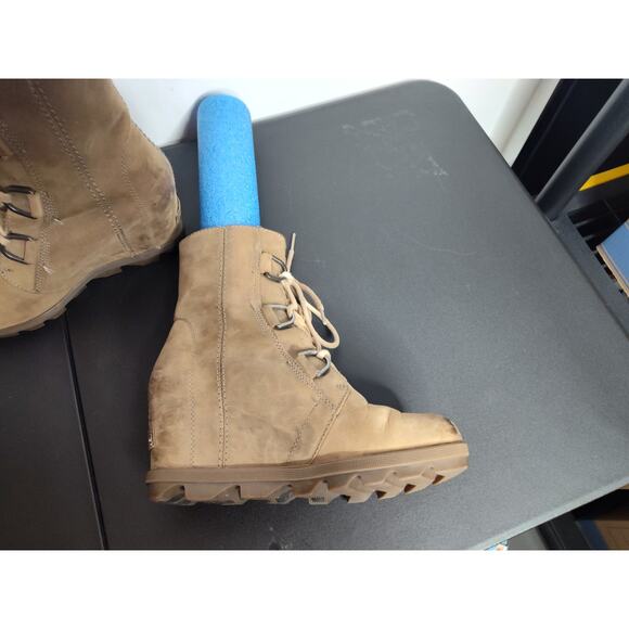 Sorel Joan of Arctic II Leather Wedge Heeled boots size 7.5 - Picture 8 of 10